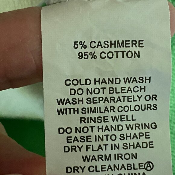 (4) Anthropologie Zaket & Plover Colorful Preppy Cotton Cashmere Comfy Sweater M - Picture 8 of 8